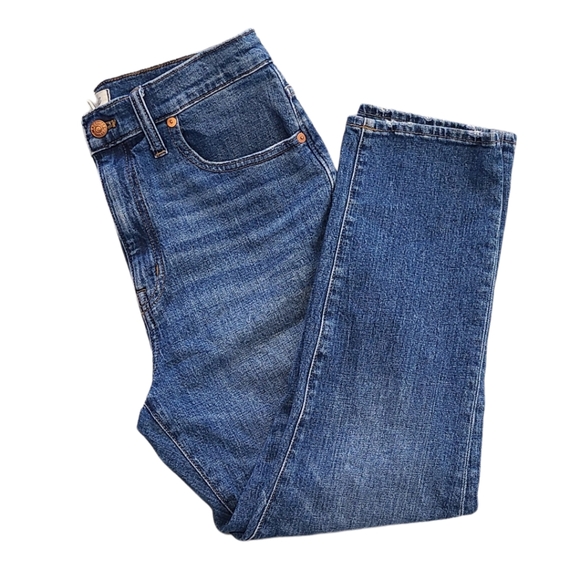 MADEWELL High Rise Slim Crop Boyjean Jeans, Womens 29 - Picture 1 of 5